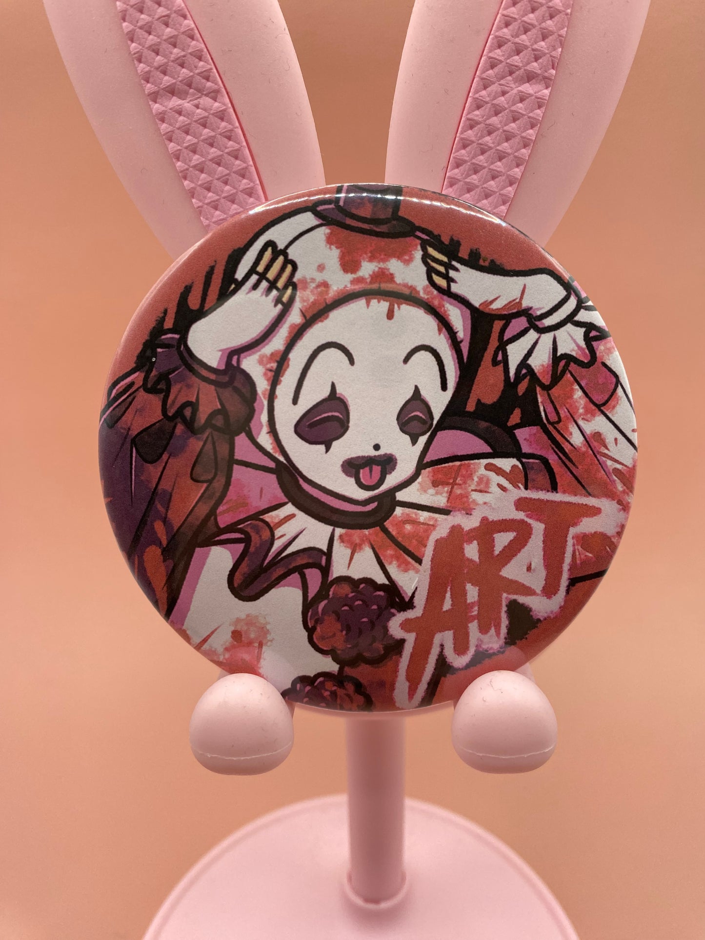 Terrifier - Art the Clown metal badge (Blood version)