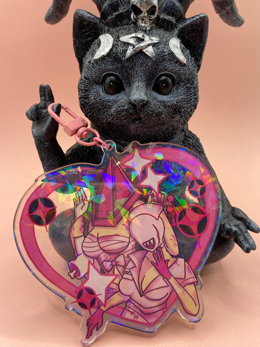 Silent Hill - Pyramid Head+Nurse acrylic keychain