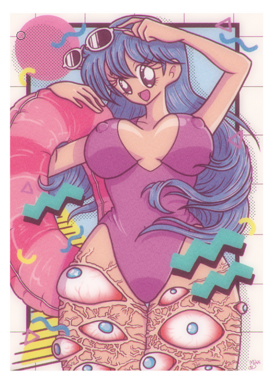 "Summer Girl" - A4 Print