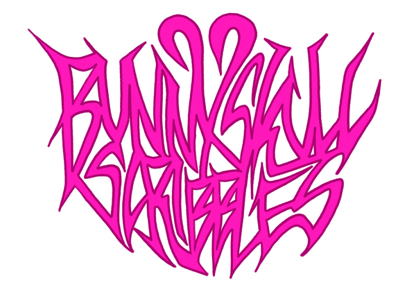 Bunny Skull Scribbles